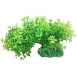 Plantă artificială verde flexibilă cu frunze mici (15 cm; L)