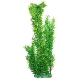 Plantă artificială de acvariu cu tulpini lungi și frunze dense (40 cm)
