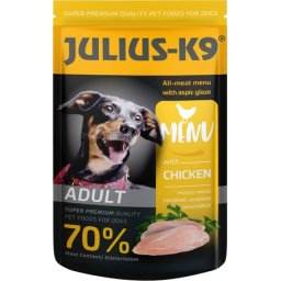 Julius-K9 Dog Adult Chicken pliculeț de hrană umedă în aspic (16 x 125 g) 2 kg