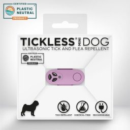 Tickless Mini Dog USB repelent cu ultrasunete pentru căpușe și purici pentru câini (rosegold)