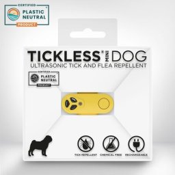 Tickless Mini Dog USB repelent cu ultrasunete pentru căpușe și purici pentru câini (auriu)