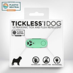 Tickless Mini Dog USB repelent cu ultrasunete pentru căpușe și purici pentru câini (Verde mentol)