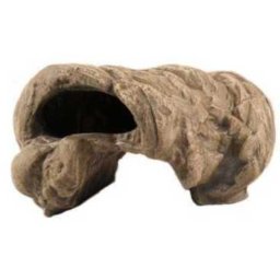 Trunchi de lemn din ceramică, adăpost pentru reptile sau pești