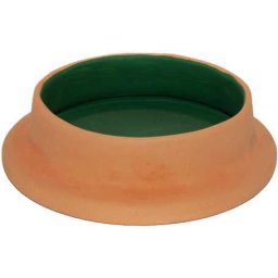 Bol ceramic pentru animale de companie cu design simplu, tradițional (110 / 140 x 50 mm)