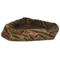 Bol ceramic de colț pentru terariu (280 x 290 x 60 mm)