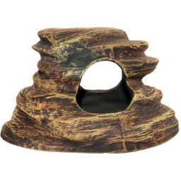 Rocă de piatră artificială din ceramică pentru acvariu sau terariu (140 x 120 x 160 mm)