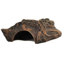 Trunchi de copac ascunzătoare din ceramică pentru terariu (190 x 110 x 70 mm)