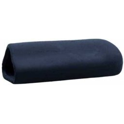Tub ceramic cu capăt închis pentru acvariu (Negru; 130 x 55 x 40)