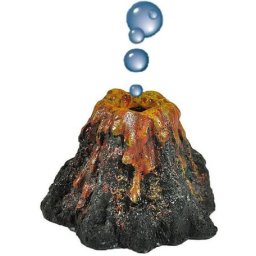Happet piatră oxigenare vulcan ceramic, decor acvariu (Înălțime 7 cm)