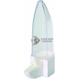 Adăpător în formă de banană din plastic pentru păsări, pentru colivie 80 ml