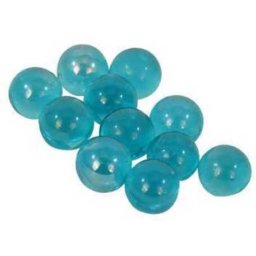 Happet pietricele colorate de sticlă pentru acvariu (Albastru deschis) 350 g