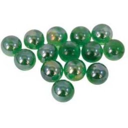 Happet pietricele colorate de sticlă pentru acvariu (Verde) 350 g