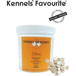 Kennels' Favourite Citrus pastilă de zer pentru câini - Pentru rezistență corporală și o bună digestie (100 tablete)