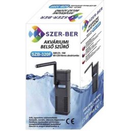 Szer-Ber SZB filtre interne pentru acvariu (SZB-320F | Capacitate max. 500l/h | Consum: 5 W | 132x39x30 mm)
