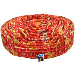 Happet pat pentru animale de companie în carouri și model de leopard - 63 cm