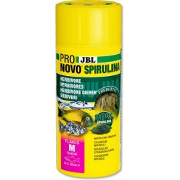 JBL ProNovo Spirulina Flakes M hrana fulgi cu spirulină pentru pesti ierbivori 250 ml