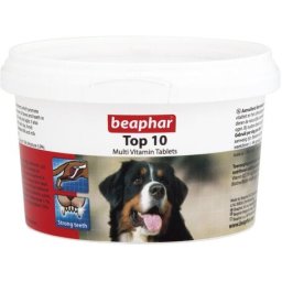 Beaphar Top 10 - Tablete multivitamine pentru câini (180 buc tablete)