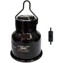 Giangarden corp de iluminat terariu cu întrerupător (50 W | E27 dulie ceramică | Diametru: 11.4 cm; Înălțime: 11.4 cm)
