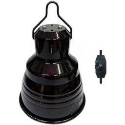 Giangarden corp de iluminat pt terariu cu variator de lumină (100 W | E27 dulie ceramică | Diametru: 14 cm; Înălțime: 15 cm)