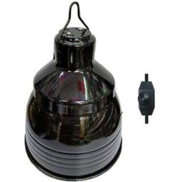 Giangarden corp de iluminat pt terariu cu variator de lumină (200 W | E27 dulie ceramică | Diametru: 21.6 cm; Înălțime: 21.8 cm)