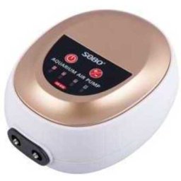 Sobo SB-638 pompă de aer digitală (2x270 l/h | 6 W | 0,02 MPa presiune max. | 840 l/h | 2 supape)