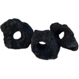 Piatră vulcanică cu găuri decor pentru acvariu (Cu 1 gaură; 10 - 20 cm)