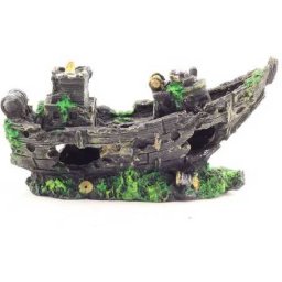 Epavă navă cu aburi, decor acvariu (260 x 105 x 125 mm)