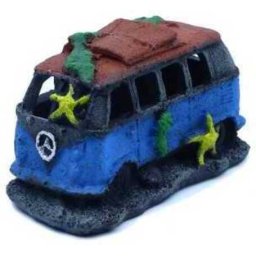 Epavă Volkswagen Transporter, decor acvariu (125 x 65 x 80 mm)