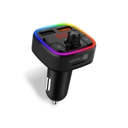 Transmițător FM LED RGB auto cu Bluetooth CONNECT IT CCC-9090-BK negru
