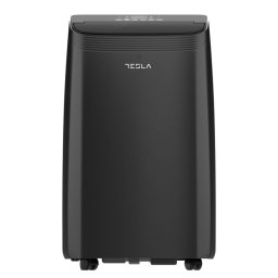 Aparat de aer conditionat mobil Tesla TTMYB-12CHW, 12000 BTU, 3 viteze, Functie de incalzire, Wi-Fi, LED, Umidificare, Telecomanda, Negru