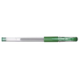 Pix transparent cu gel, rubber grip, 0.5 mm, cerneala rezistenta la apa, DONAU - verde