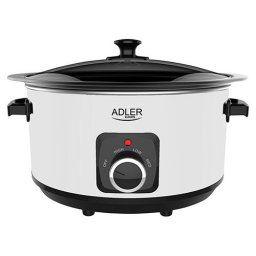 Multicooker, AD6431W, Slow cooker, 290 W, 5.8 L, 3 Viteza De Cald, Sticla Capac, Ceramica/Inox, Rosu/Negru