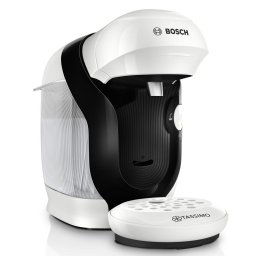 Espressor Espressor Tassimo Style 1400W, 3.3 bar, 0.7l, Autocuratare si decalcifiere, capsule, Alb