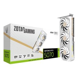 Placa video nVidia GeForce RTX 5070 AMP White 12GB, GDDR7, 192 bit