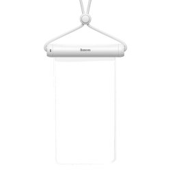 Baseus Cylinder husă impermeabilă universală pentru smartphone-uri (alb)