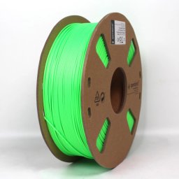 FILAMENT GEMBIRD pt. imprimanta 3d, PETG, 1.75mm diamentru, 1Kg / bobina, topire 220-260 grC, green, 3DP-PETG1.75-01-G