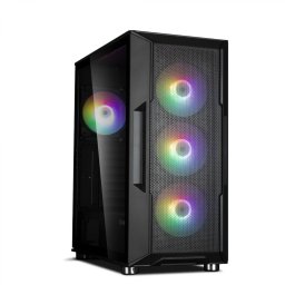 CARCASA Zalman i3 Neo TG, middle tower, gaming, fara sursa, suporta 8xfan, 4xfan inclus, PSU shroud, USB 3.1 gen1 x 2, USB 2.0 x 1, audio+mic, 7 sloturi expansiune, negru, i3 NEO TG Black (timbru verde 0.32lei)