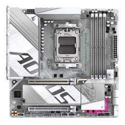 Placa de baza GIGABYTE B850M AORUS ELITE WIFI6E ICE, AM5, DDR5, Wi-Fi, BT, mATX, Alb B850M A ELT WF6E ICE