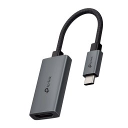 ADAPTOR video TP-Link, USB Type-C (T) la 1 x HDMI (M) 4K(3840 x 2160) la 60 Hz, gri UA520C (timbru verde 0.08 lei)