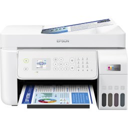 Multifunctional Inkjet CISS Color Epson L5316, A4, Functii: Impr.Scan.Cop.Fax, Viteza de Printare Monocrom: 33ppm, Viteza de printare color: 15ppm, Conectivitate:USBRetWiFi, Duplex:Nu, ADF:ADF(incl.TV 11lei) C11CJ65413