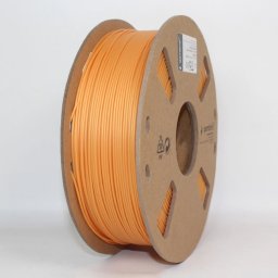 FILAMENT GEMBIRD pt. imprimanta 3d, PLA+, 1.75mm diamentru, 1Kg / bobina, aprox. 330m, topire 195-235 grC, gold, 3DP-PLA+1.75-02-GL