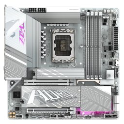 Placa de baza GIGABYTE Z890M A ELITE WF7 ICE, LGA1851, DDR5, BT, Wi-Fi, Micro ATX, Alb Z890M A ELITE WF7 ICE