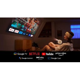 Videoproiector BenQ GV50, FHD 1920* 1080, up to 4K UHD (3840 x 2160), 20.000-30.000h, 500 ANSI lumeni, 16:9, 100.000:1, USB tip C, boxe 2* 4W,telecomanda, Smart, 2.1 kg GV50 (timbru verde 4 lei)