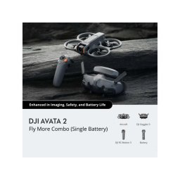 Kit Drona DJI Avata 2 FMC, 4K60, 12MP, 1xbaterieGimbal o axa, 64.8km/h, 377gr CP.FP.00000150.01 (timbru verde 1.20 lei)