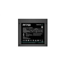SURSA DeepCool PF750D, 750W (real), 120mm silent fan, 80 PLUS White, 4x PCI-E (6+2), 6x S-ATA PF700 R-PF750D-HA0B-EU (timbru verde 2 lei)
