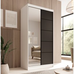 Dulap cu usi glisante, 100x58x200 cm, Laurencja 100, ADRK Furniture
