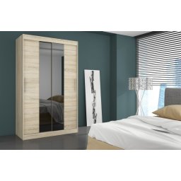 Dulap cu usi glisante si oglinda, 180x58x215 cm, DALLAS 180, ADRK Furniture