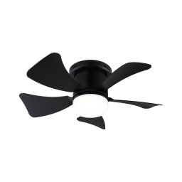 ZEVENTI - Ventilator de tavan LED reglabil MUNDAKA LED/10W/230V negru + DO