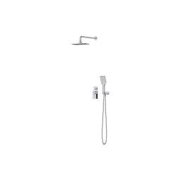 Cersanit S952-029 - Set duș LARGA cu baterie incastrată, crom lucios