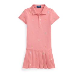 Polo Ralph Lauren Rochie albastru deschis / galben deschis / roz / alb